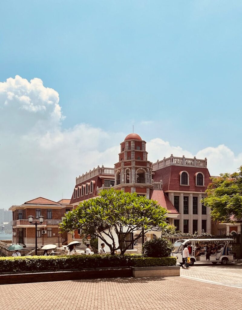 Street in Front of the Dutch Consulate in Gulangyu